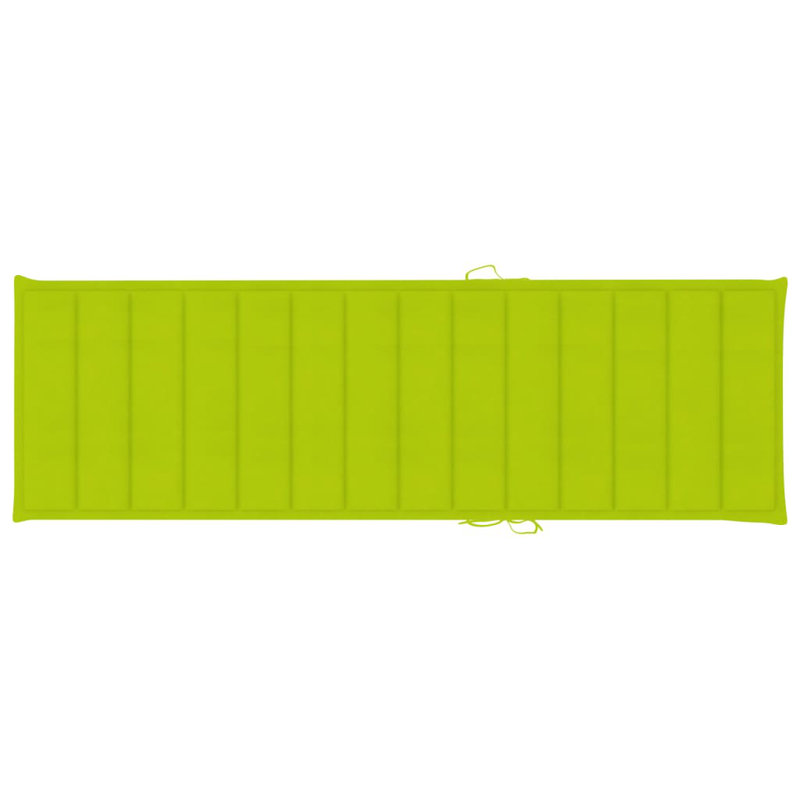 Outdoor Seat / Back Cushion, Bright Green, 27.6" W x 78.7" D x 1.2" H