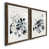 Papier, cadre noyer