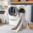 Dickison Machine Washable Oriental Gray/Brown Area Rug-1001873756
