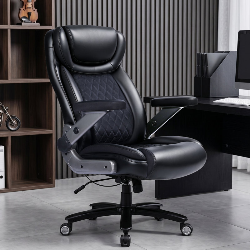 Fauteuil de direction ergonomique avec accoudoirs rabattables