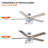 Rish 52'' Ceiling Fan with Light Kit-210925611