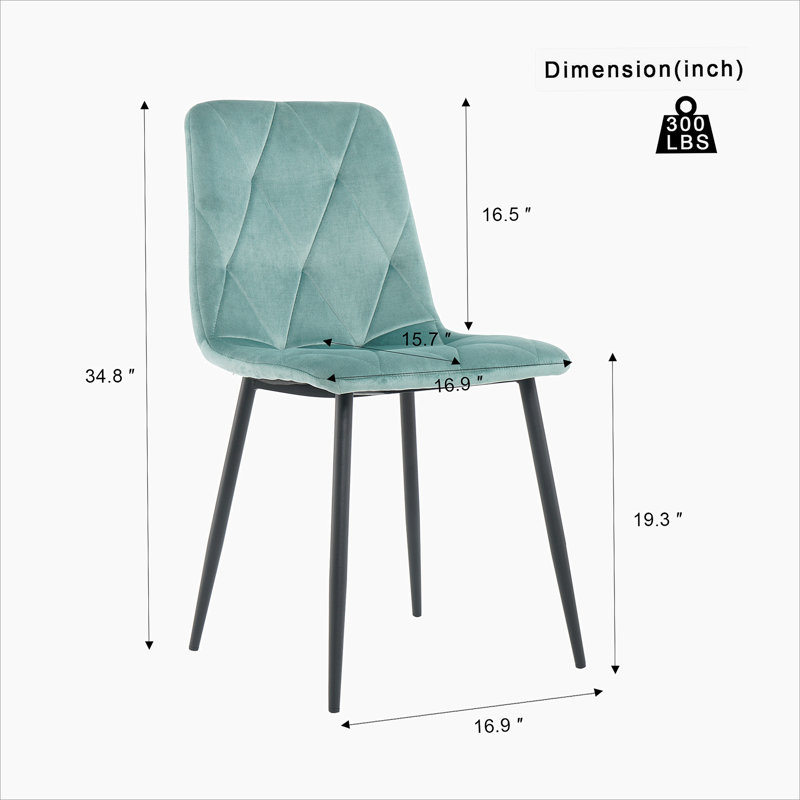 Chaise d'appoint Jeren, Vert