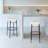 Paola 30" Industrial Round Backless Bar Stool, White Bouclé Seat and Black Metal Frame for Kitchen Island or Home Bar-1693038018-1693037629