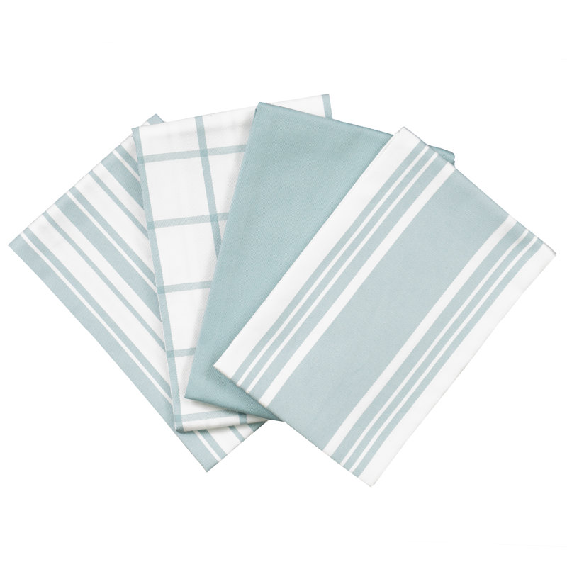 All-Clad Woven Bistro Kitchen Towels, Rainfall