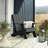 Byrnes Outdoor Adirondack Chair With Table-59294302