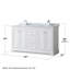 Ensemble de meuble-lavabo double 60 po Avery-41604581-80203227