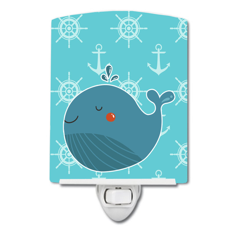 Whale Ceramic Night Light