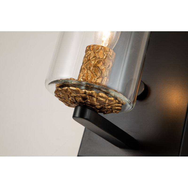 Bolivar 1-Light Wall Sconce, Matte Black