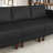 Commercial Modular Armless Middle Chair With Solid Wood Legs-202021493
