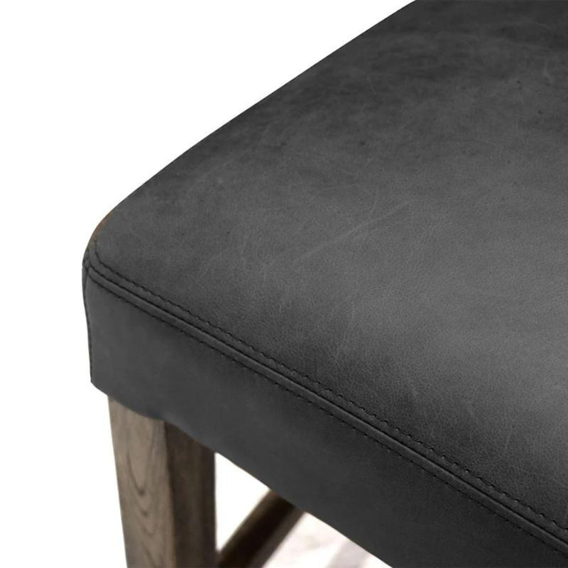 Tabouret de comptoir rembourré Ellea