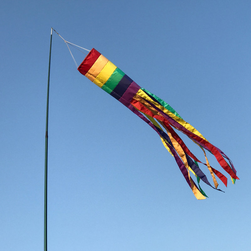 Manche à air Rainbow, H 60 po x l 8 po