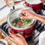 KitchenAid Steel Core Enamel 5 Piece Cookware Set, Empire Red