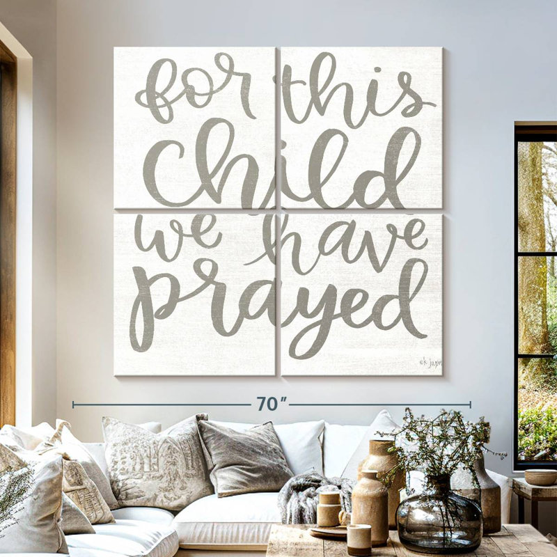 For this Child We Have Prayed, 57" H x 57" W