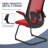 Laceymay Office Desk Chairs, Ergonomic Mesh Executive Computer Chairs with Sled Base, Flip-Up Arms-1302788647