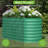 Galvanized Metal Raised Garden Bed – Weatherproof, Rust-Resistant Outdoor Planter, 0.6mm Durable Steel with Safe Edging – For Vegetables, Herbs, Flowers (Green, 4x4x2FT)-1476812614-1476812619
