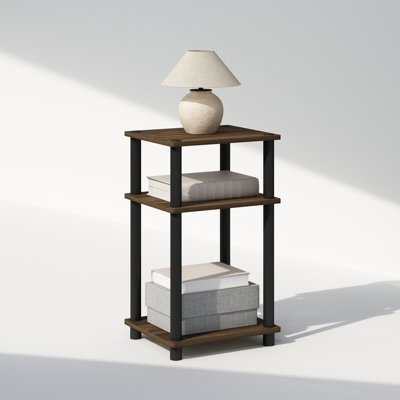 Table de chevet à 3 niveaux Ebern Designs Just Turn-N-Tube