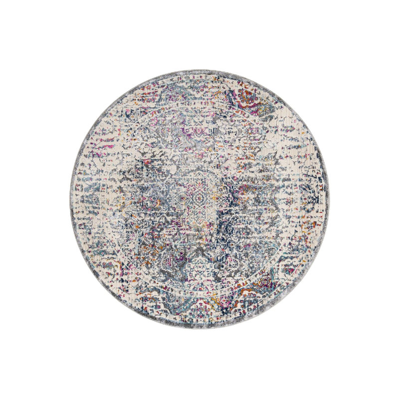 Oriental Indoor Rug, Round 3'7"