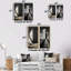 Photo de tours noir et blanc - ensemble de 2 impressions sur toile-1454824014-1454824012
