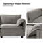 Esteban Modern 4 Seater Sofa with Elephant Ear-Shaped Armrests-1202737170