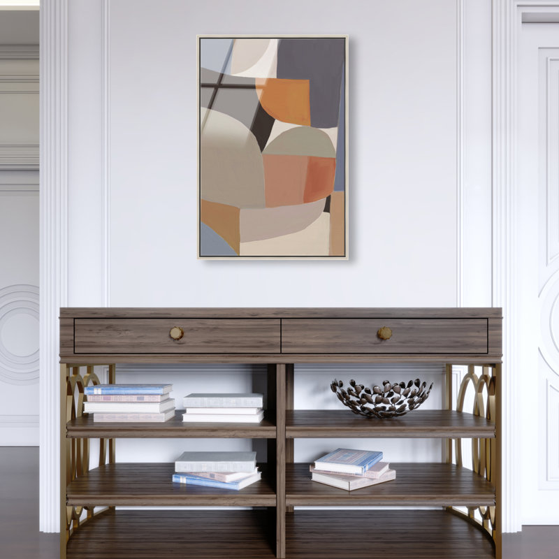 Muted Truth Print by Oliver Gal, 46"H x 31"W, Silver Floater Frame