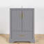 Meuble-lavabo simple 24 po avec plateau en céramique-274754260