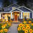 Solar Powered Integrated LED Metal Pathway Light Pack