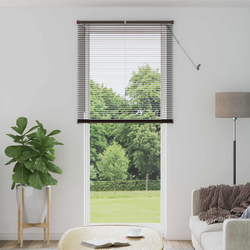 Venetian Blind, 100cm W x 213cm L, Dark Brown