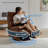 29'' Wide Leatheraire Fabric Swivel and Rocker Power Power Lazy Sofa Armless Recliner with Blue Light for Sleeping-14665455