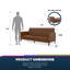 Upminster 3 Seater Faux Leather Sofa-61079834