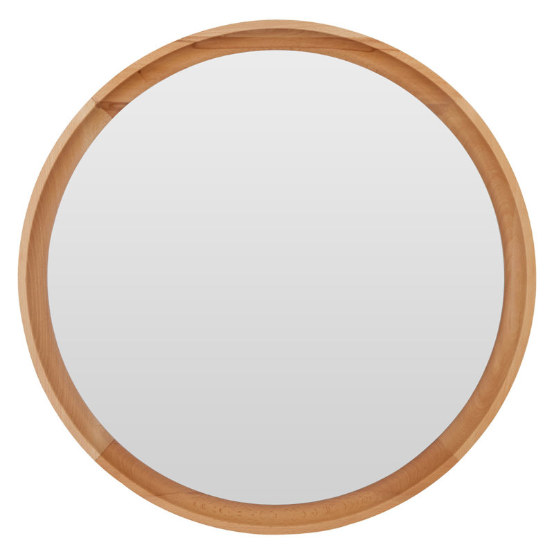 Angelica Solid Wood Flat Wall Mirror
