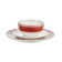 Red Ribbon 12 Piece Dinnerware Set, Service for 4