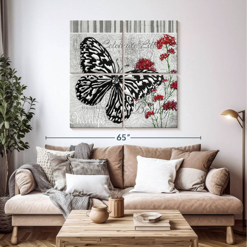Brampt célèbre la beauté de la vie, H 45 po x l 45 po