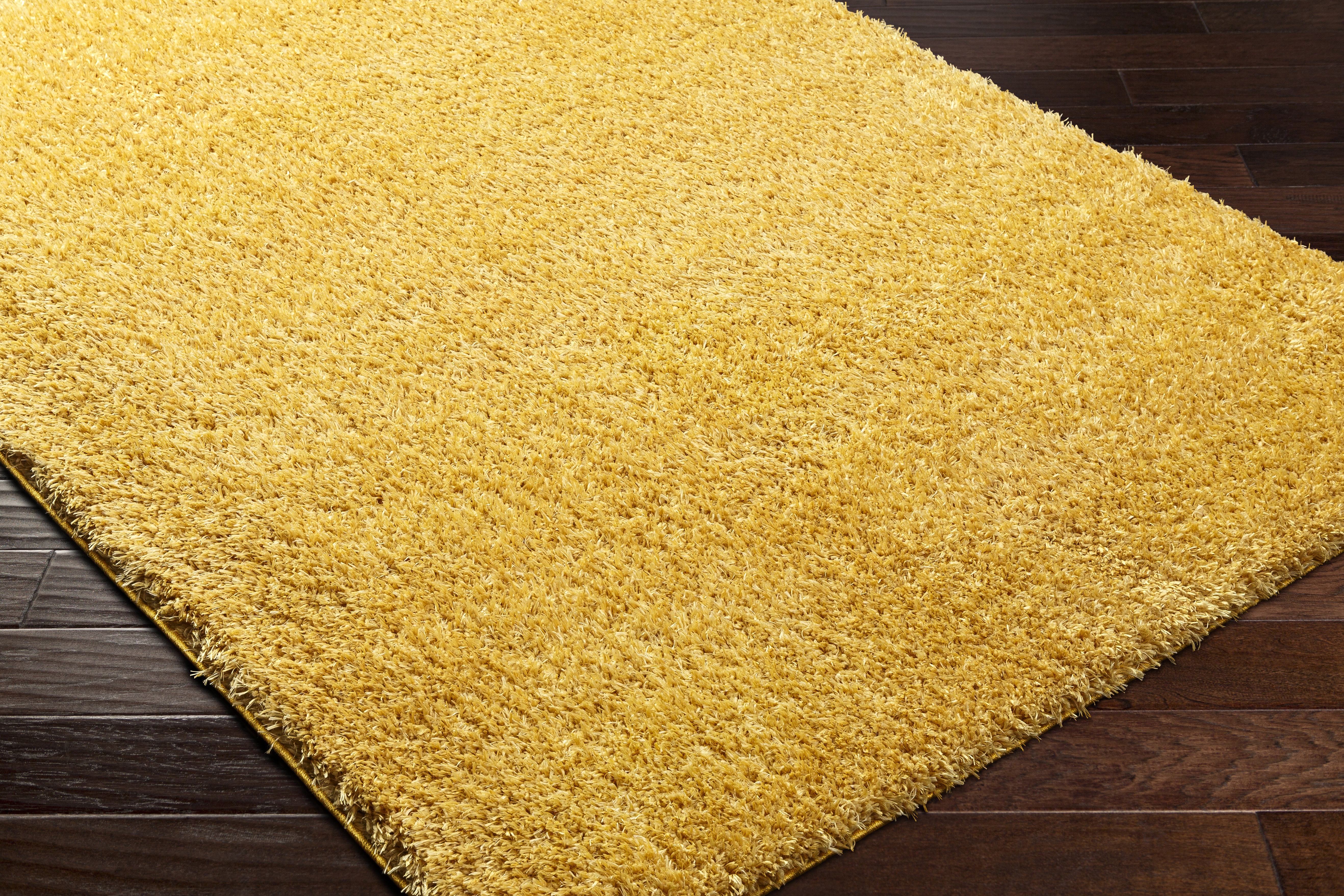 Keeler High-Quality Drop-Stitch Distressed Wavy Linear Yellow Area Rug Latitude Run Rug Size: Rectangle 5' x 6'11