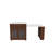 80-Inch Expandable Kitchen Island with Dining Table, Walnut Marble-Grain Top
