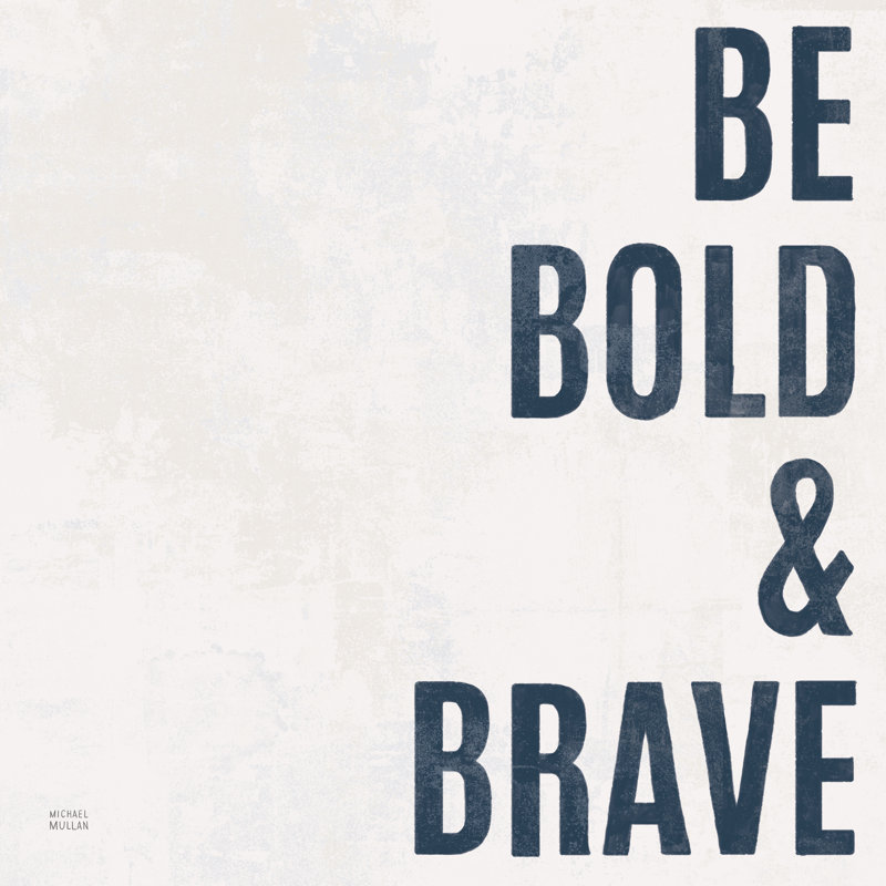 «Be Bold Beyond Square» par Michael Mullan, impression sur toile tendue, H 12 po x l 12 po, Non, Toile tendue