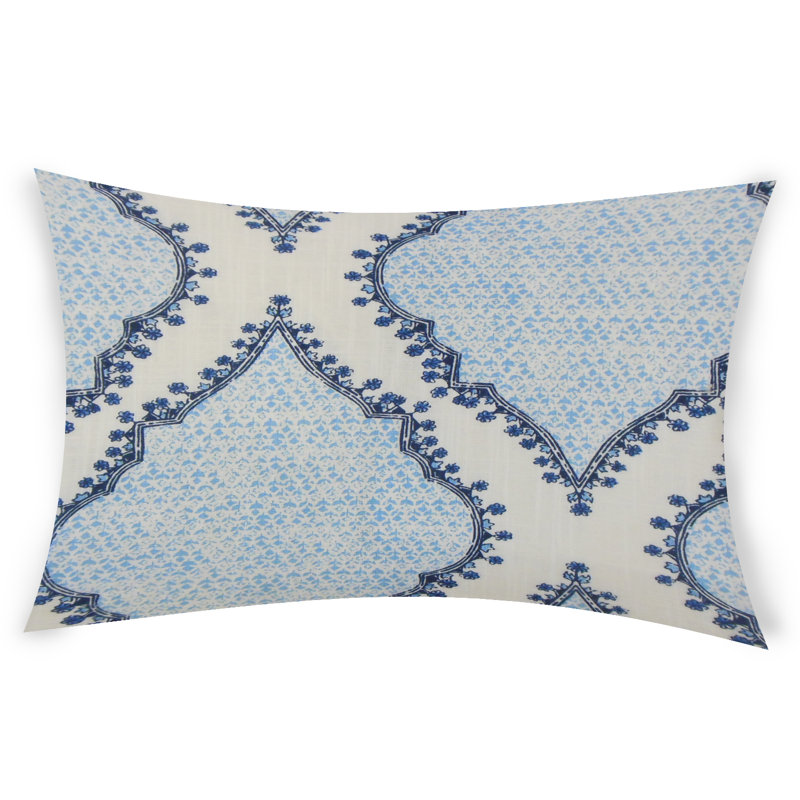  Housse et insert rectangulaires en coton, Gris, 12 po x 18 po
