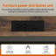 Vintage 4-Tier Mini Fridge Stand With Storage