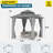 8.5 ft. W x 8.5 ft. D Outdoor Wood Gazebo, Hardtop Gazebo with Galvanized Steel Double Roof-126449994