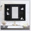 Armoire de salle de bain murale moderne avec miroir et 6 tablettes ouvertes, solution de rangement durable et écologique-566845747