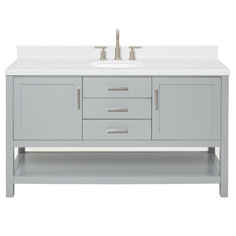 Bayhill 60.25'' W Single Vanity, Gray