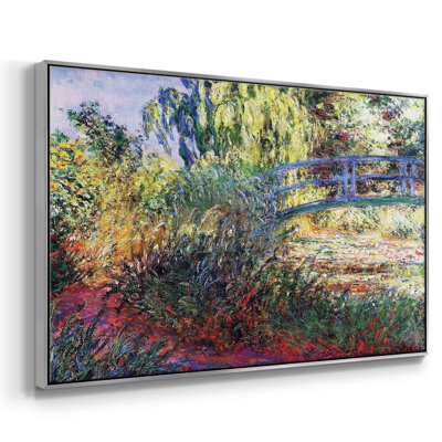 Le pont japonais (l'eau), reproduction sur toile