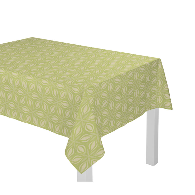 Comfrey Tablecloth, 130cm W x 220cm L, Light Green