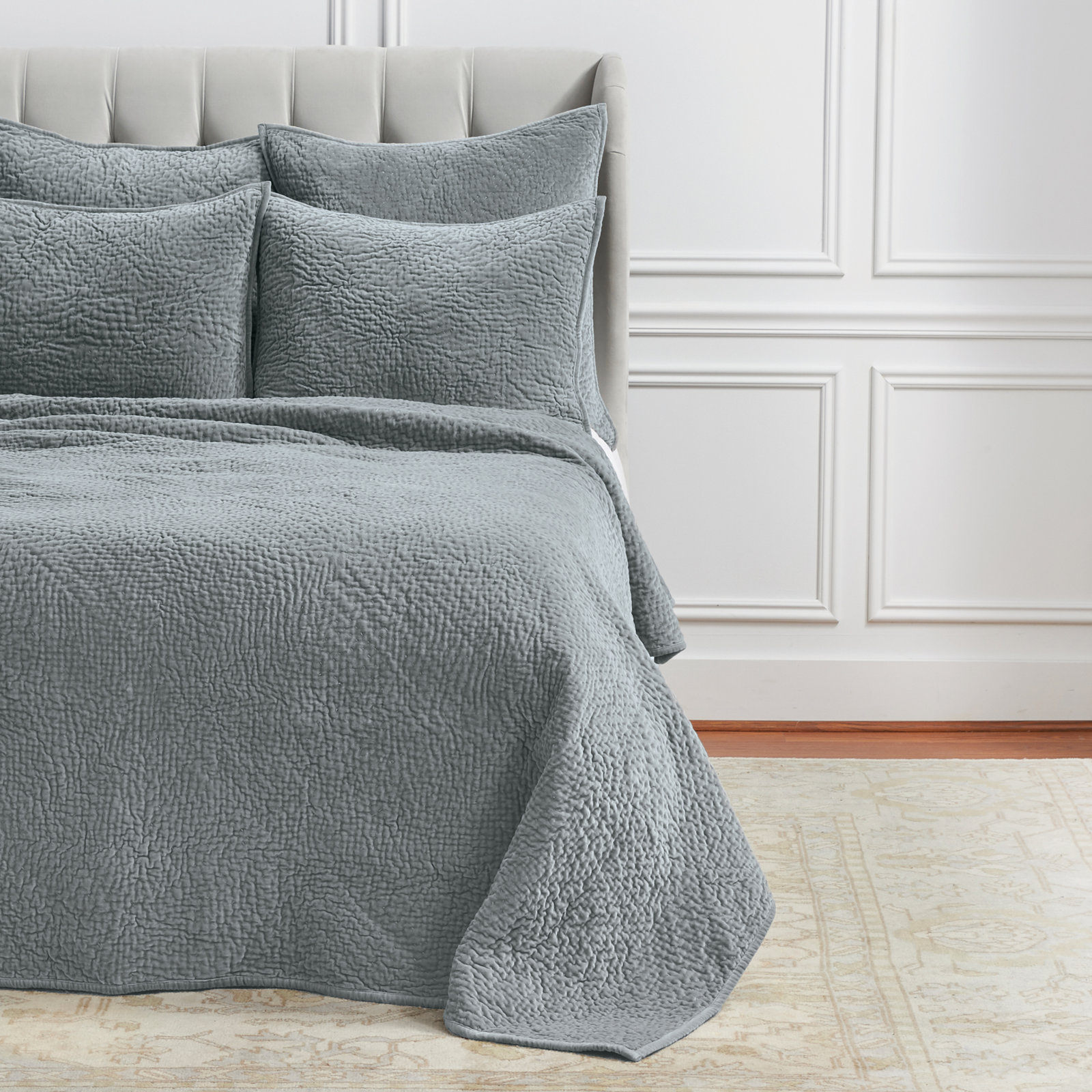 Hope Cotton Shams, Silver Moss, Euro