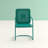 Kutcher Powder Coated Steel Outdoor Lounge Chair (Set of 2)-1837579939