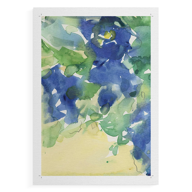 Fanc circulation Flora III - Impression sur toile seulement - NON-CADRE, H 18 po x l 12 po