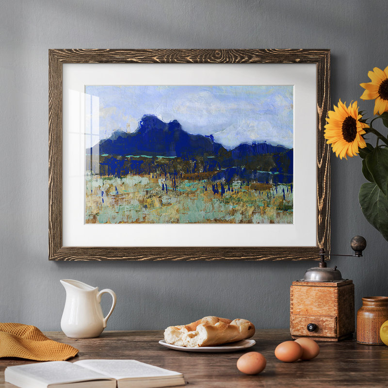 Altiplano I, reproduction d'art encadrée, Noyer, H 22 po x l 32 po x P 1,5 po