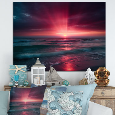" Pink Coastal Horizon II "