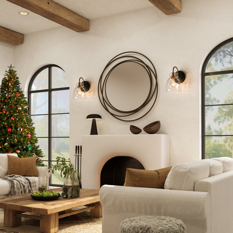 Almine Armed Wall Sconce - Elegant 1-Light Decor