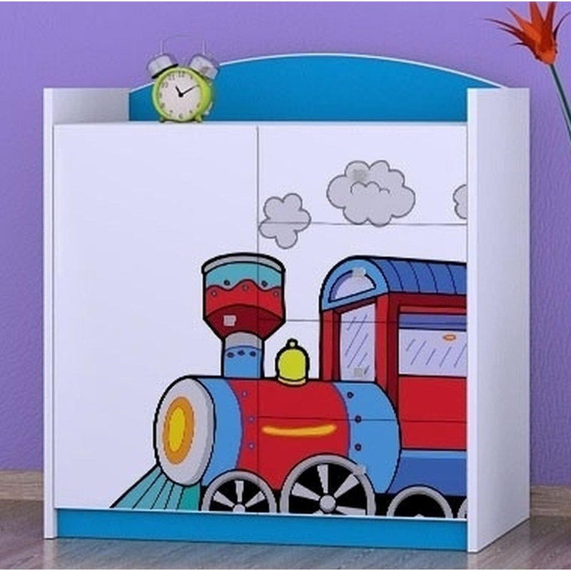 Niemann Kids 4 - Drawer Combo Dresser, Blue