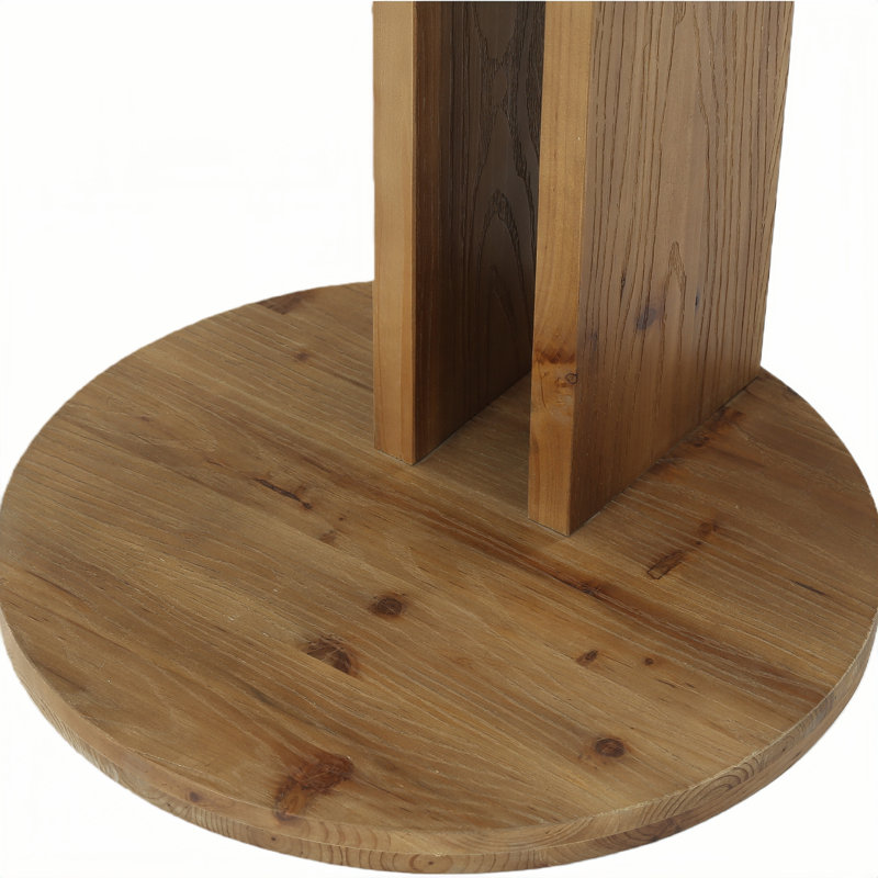 Table de chevet ronde en forme de C pour chambre à coucher 19,68 po